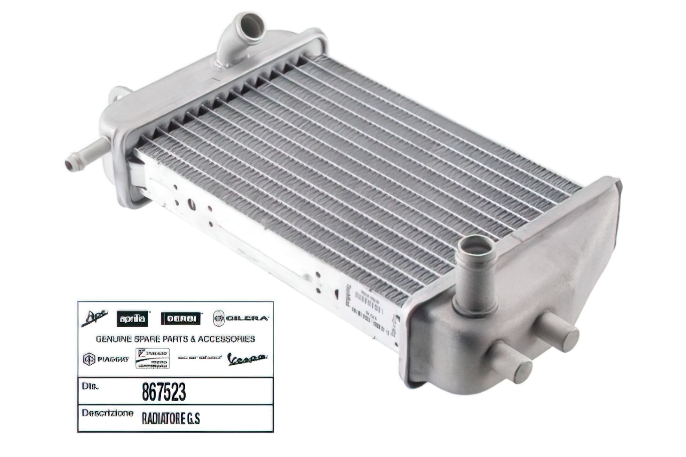 OE-DE867523 Radiatore OEM Derbi Senda DRD Pro