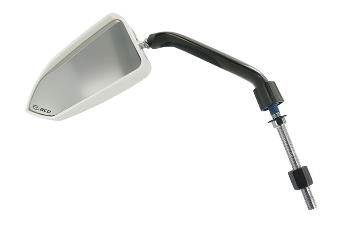 L-BCD990L Specchietto sinistra F1 Pro Series, Bianco, 8 mm, COD: L-BCD990L