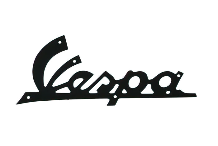 R142720900 Targhetta Vespa, Nero, COD: R142720900