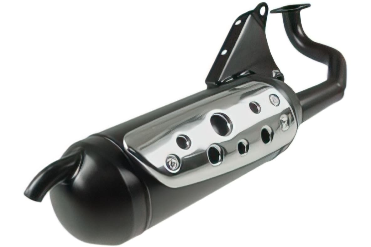TG0307375 Marmitta Tecnigas Silent Pro, Minarelli orizzontale, con omologazione, COD: TG0307375