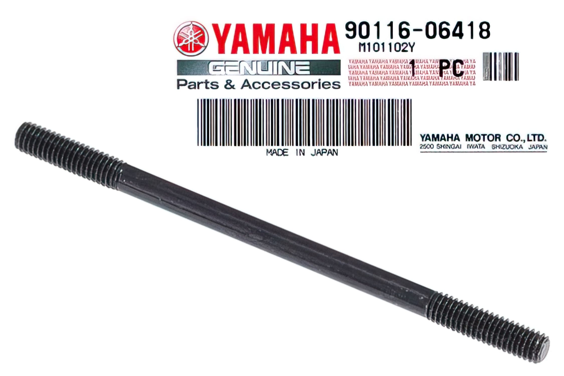 OE-MAL901160641800 Prigioniero per Cilindro ricambio originale MBK M6x1x106, MBK Booster / Stunt, COD: OE-MAL901160641800