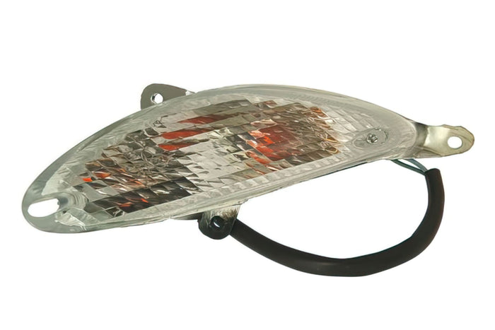 OE-GY6BT13923 Frecce anteriore GY6, destra, bianco omologato CE