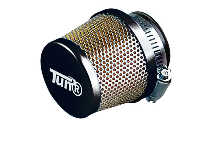 CGN268619 Filtro Aria D.28-35, conico con griglia, cromato / nero