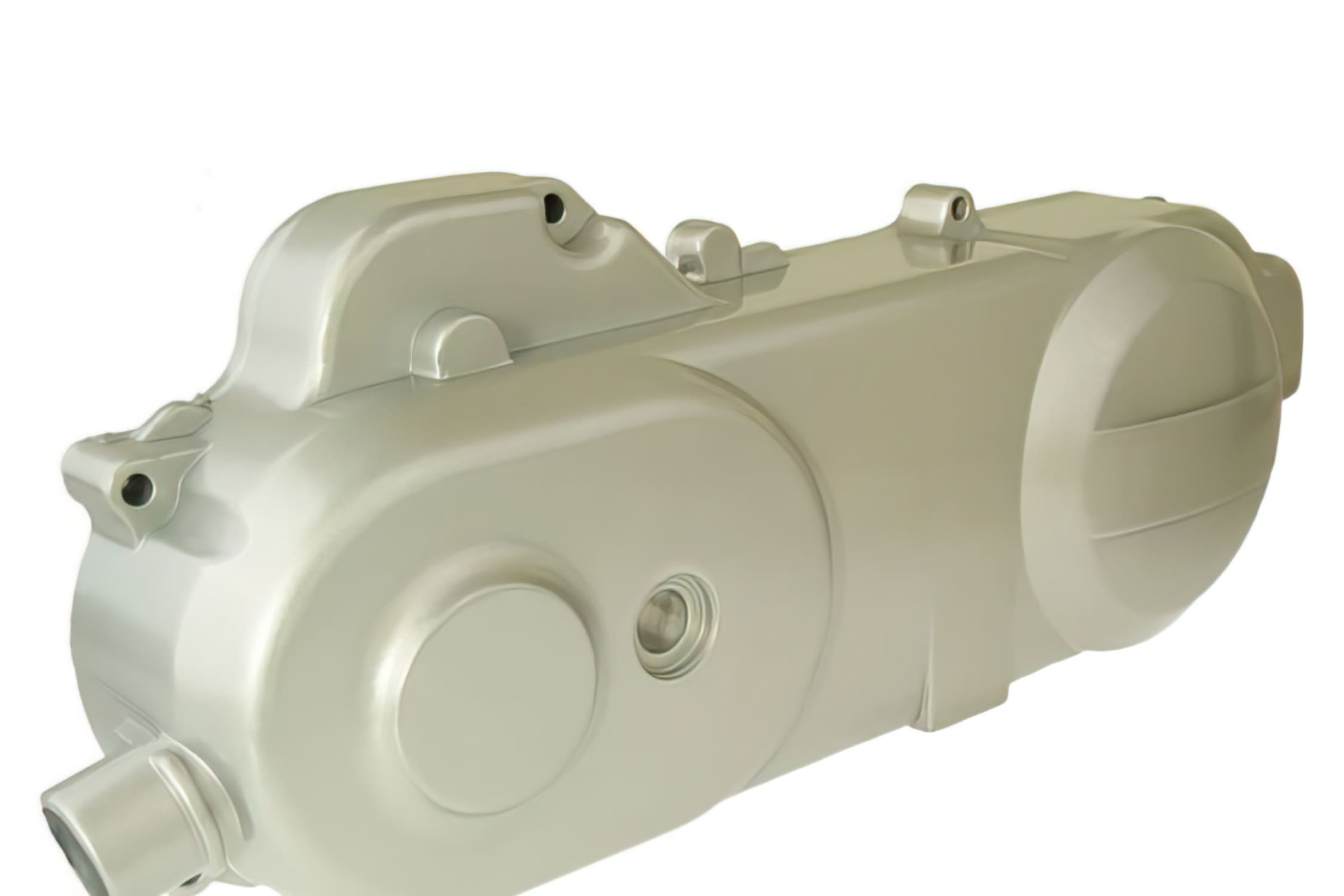 OE-GY6BT13885 Coperchio Variatore GY6, 50cc (139QMB/QMA) argento, Cerchio 12 Pollici (729 mm), COD: OE-GY6BT13885