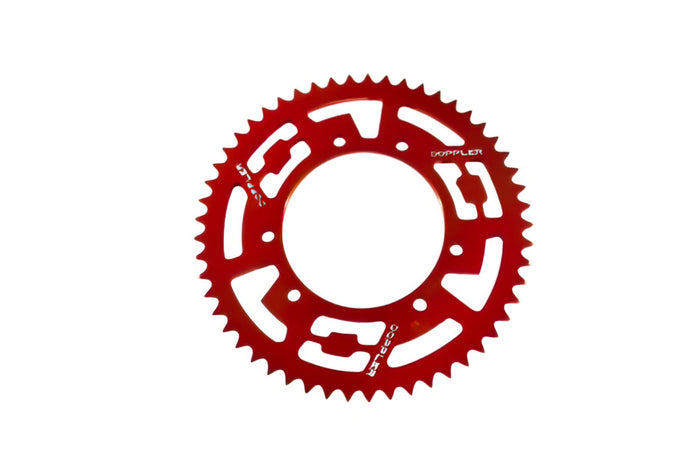 CGN491212 Corona 53 denti - 420 Doppler alluminio CNC rosso Rieju MRT, COD: CGN491212
