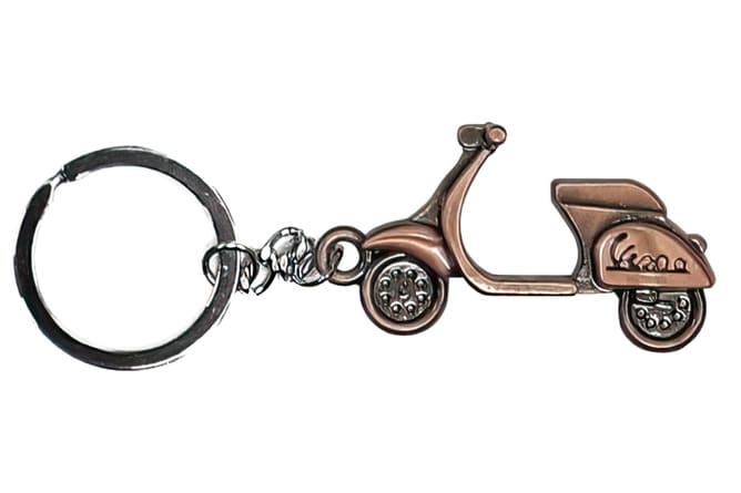 L-SA93040 Portachiave Vespa Classic Bronze, COD: L-SA93040