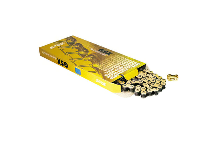 CGN321025 Kit Trasmissione Catena IRIS Tun’R - 415 108M, rinforzata, oro, COD: CGN321025