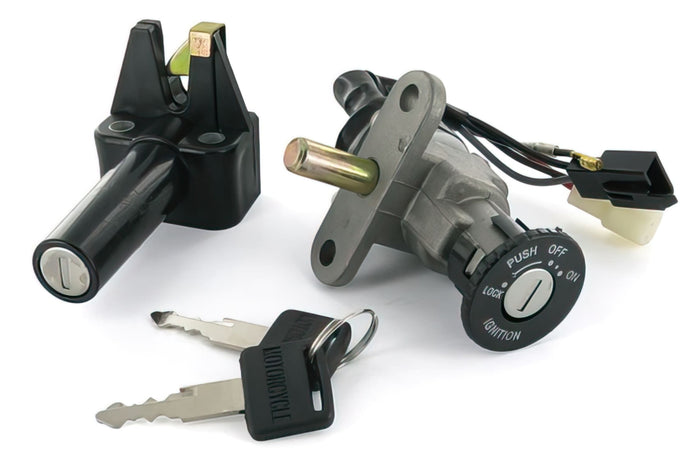 MF03.030 Set Serrature, MBK Booster / Yamaha BWs, 5 Cavi, prima del `03, COD: MF03.030