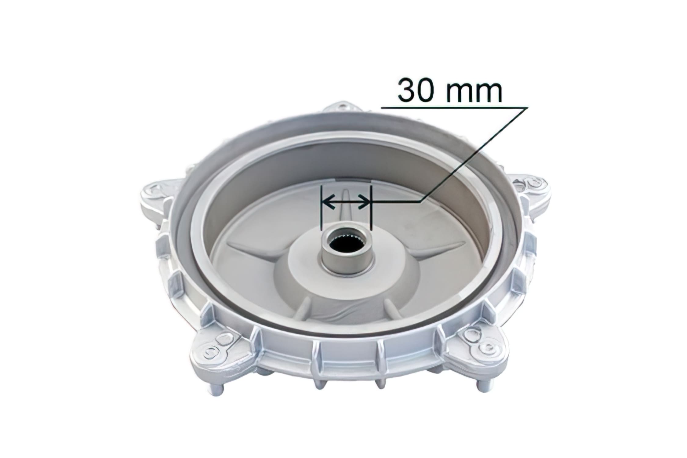 R225085050 Tamburo Freno posteriore RMS, 30mm, Vespa PX 125 - 200cc Arcobaleno (VSX1T-VNX2T-VLX1T-V81XT)