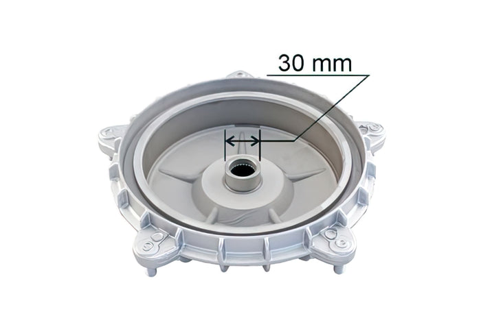 R225085050 Tamburo Freno posteriore RMS, 30mm, Vespa PX 125 - 200cc Arcobaleno (VSX1T-VNX2T-VLX1T-V81XT)