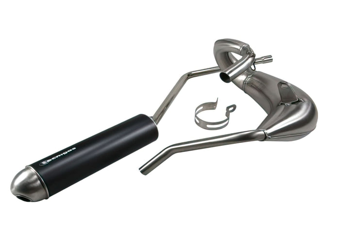 TG061258001 Marmitta Tecnigas E-NOX STEEL, Suzuki RMX/SMX, senza omologazione