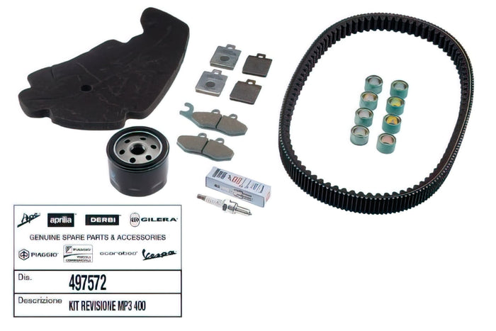 OE-PIA497572 Kit Riparazione / Manutenzione - ricambio originale Piaggio MP3 400cc Touring
