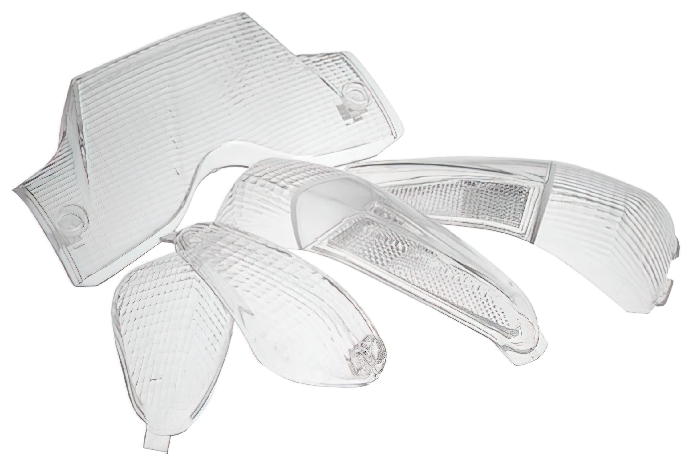 STR-620.24/WH Set Vetri Frecce STR8 RL trasparente, Gilera Runner (dal 2003), COD: STR-620.24/WH