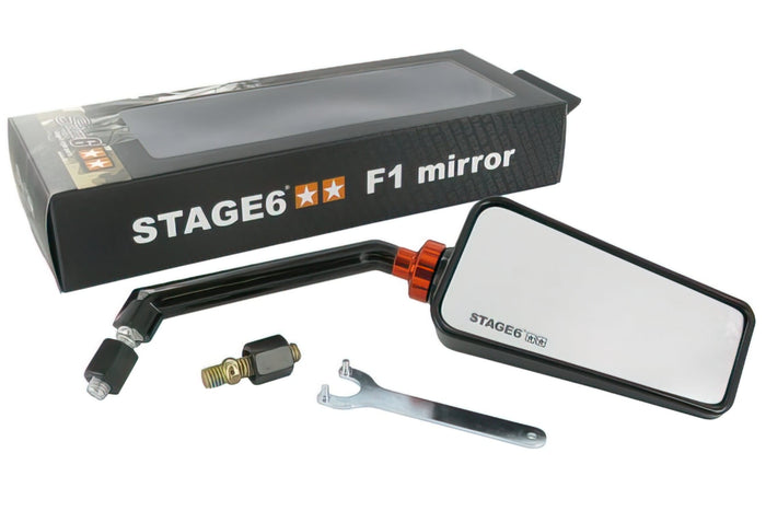 S6-SSP630-2R/BK Specchietto destra Stage6 “F1” M8, nero, COD: S6-SSP630-2R/BK
