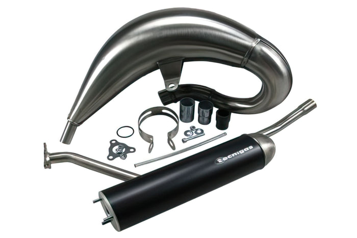 TG061250001 Marmitta Tecnigas E-NOX STEEL, Aprilia MX50/RX50 Anno 96-05, senza omologazione, COD: TG061250001