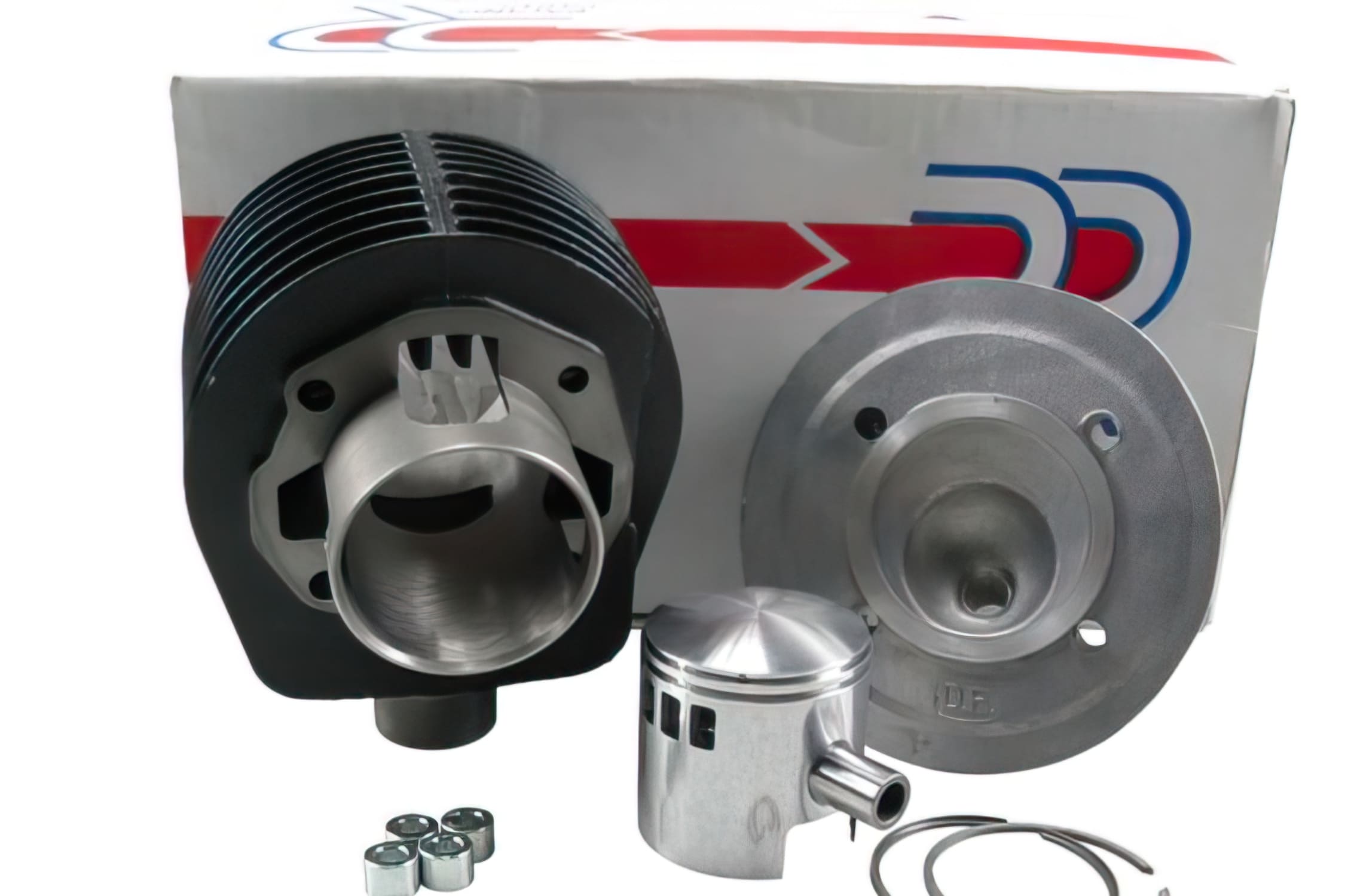 DR-KT00018 Gruppo Termico DR 135cc, Ghisa grigia, Vespa P80X / PX80E / Lusso / PX100E, d=60mm, COD: DR-KT00018
