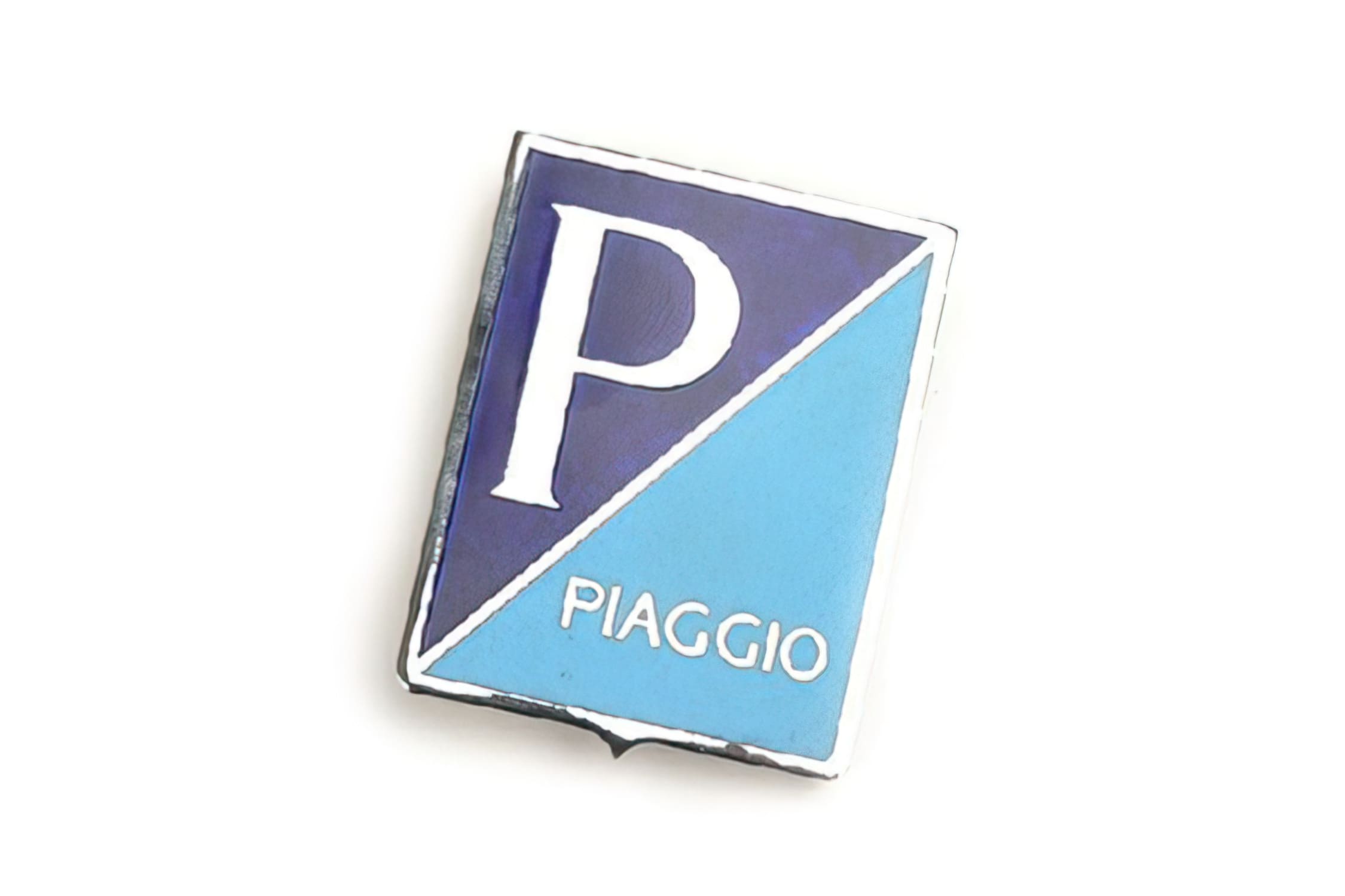 OE-PIA57646400 Targhetta Copristerzo (da infilare) 37x46 mm blu / cromato, COD: OE-PIA57646400
