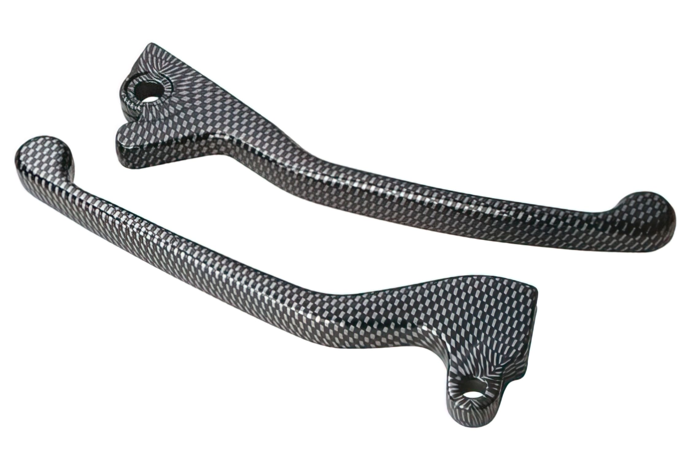 CGN450251 Leve Freno per Freno Tamburo posteriore Tun’R (x2), look carbonio, Gilera Stalker, COD: CGN450251