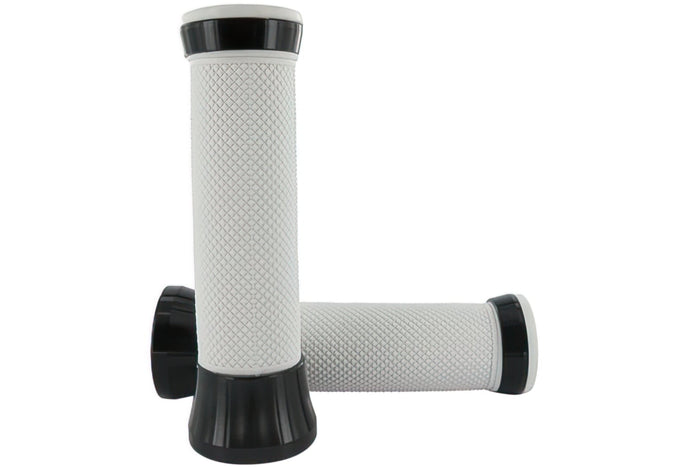 STR-065.07/BK Manopole STR8 “CNC”, bianco/nero, COD: STR-065.07/BK