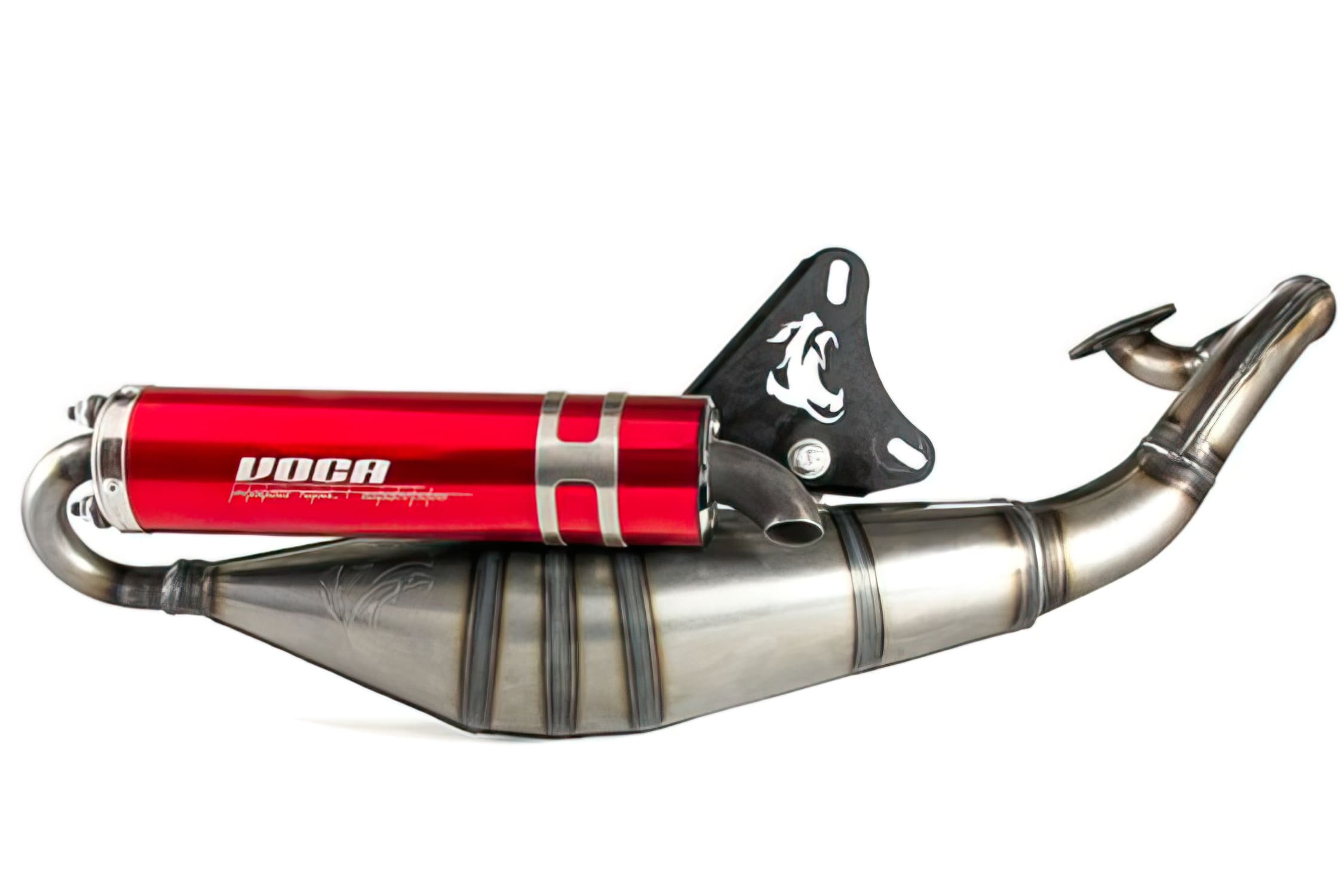 VCR-RD45166/RE Marmitta Voca Sabotage V2 50/70, rosso, MBK Nitro / Aerox