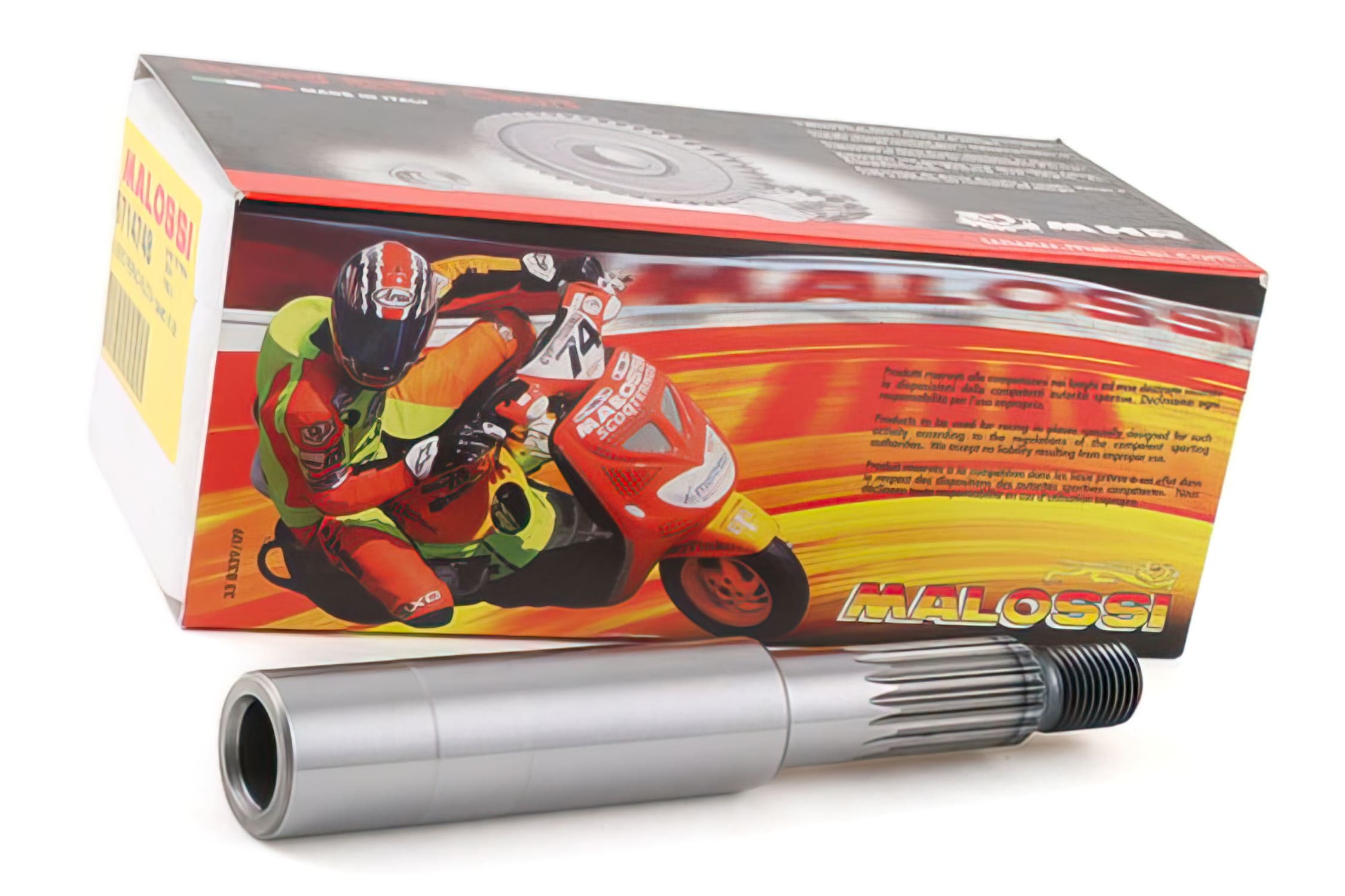 M6714748 Albero Perno Ruota 146,7mm, Malossi MBK Booster / Nitro, COD: M6714748