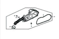 1720A-LDC8-E10 Scatola Filtro Aria - ricambio originale Kymco Agility RS 50cc 4T 12 pollici, COD: 1720A-LDC8-E10