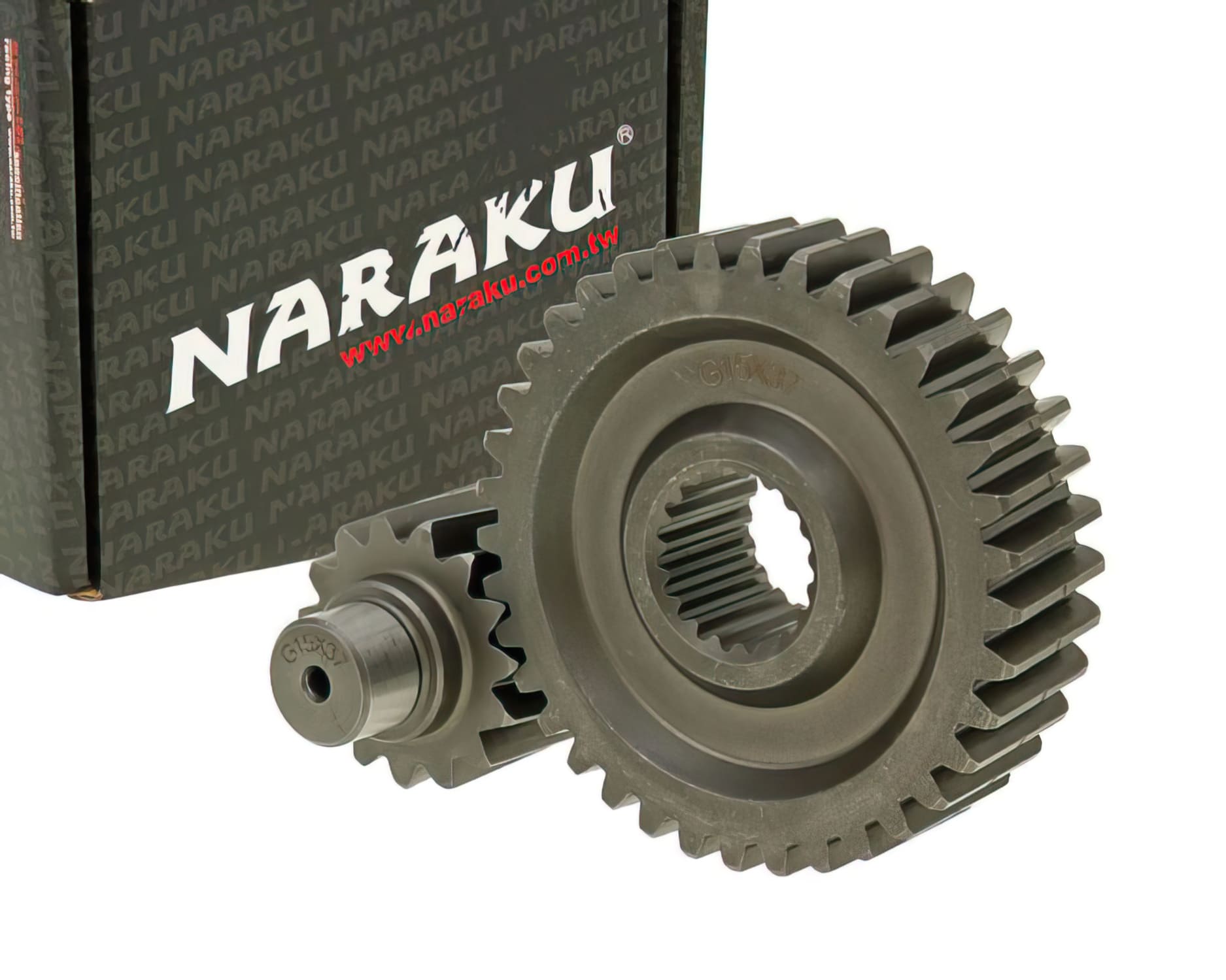 NK901.23 Ingranaggi secondari Naraku Racing 15/37 +20% GY6 125/150ccm 152/157QMI
