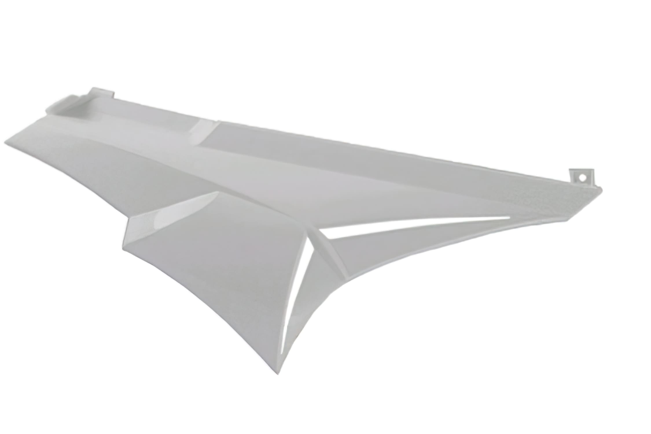 A350001C Fianchetto posteriore destra, Derbi Senda DRD/Xtrem (dopo il ‘3) bianco, COD: A350001C