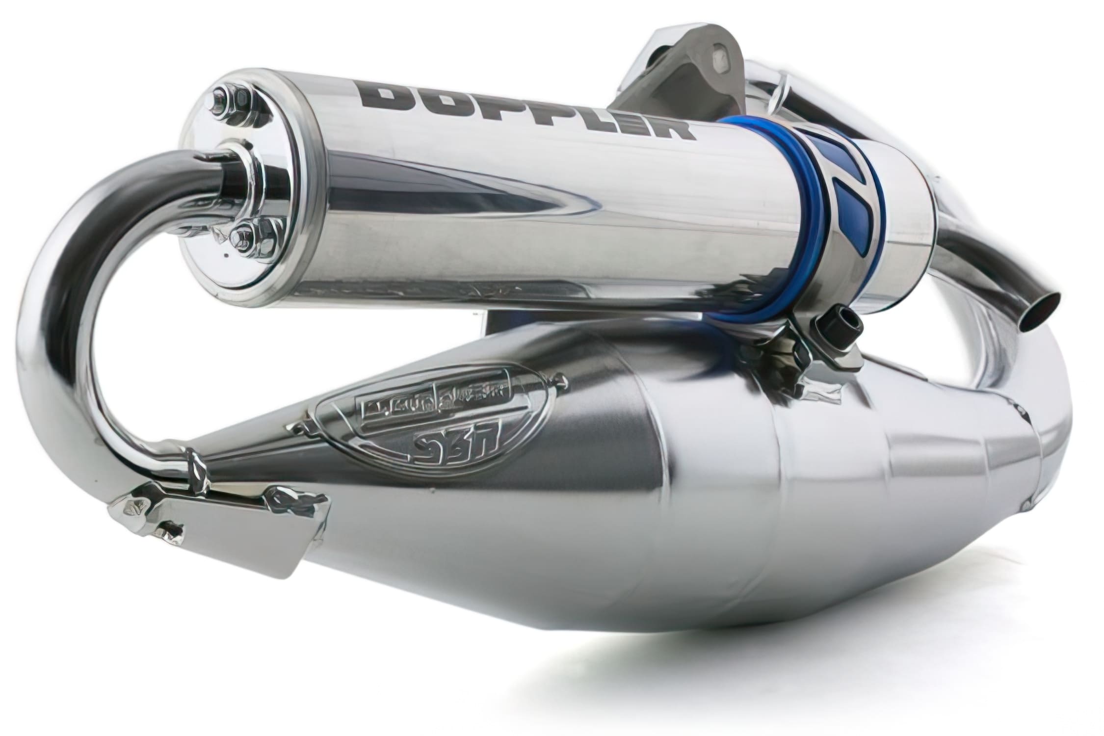 CGN462173 Marmitta Doppler S3R cromo, Minarelli verticale (con omologazione)