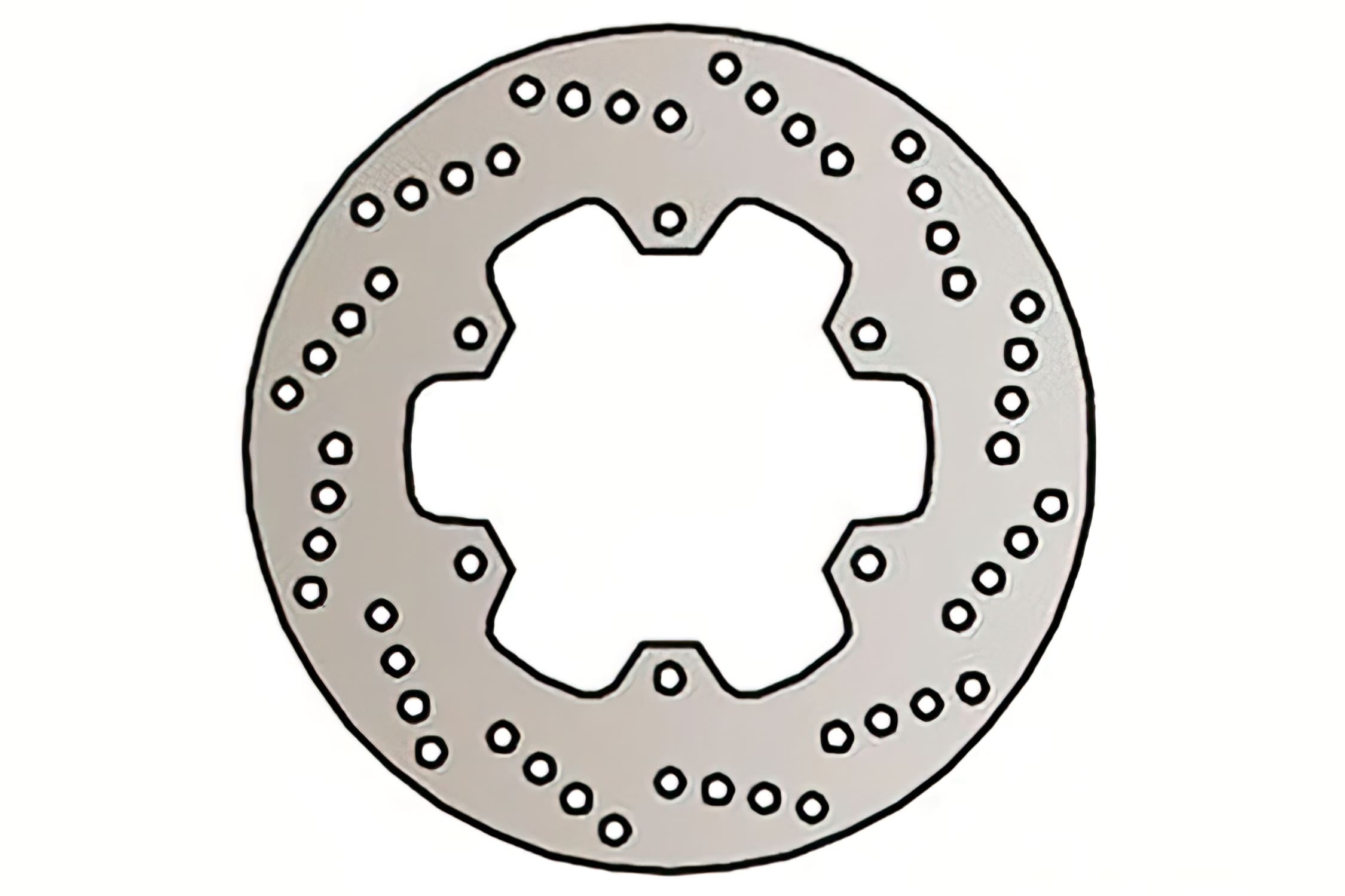 NG-350028 Front Brake Disc 245mm NG Brake Disc Yamaha Majesty 250cc '96-03