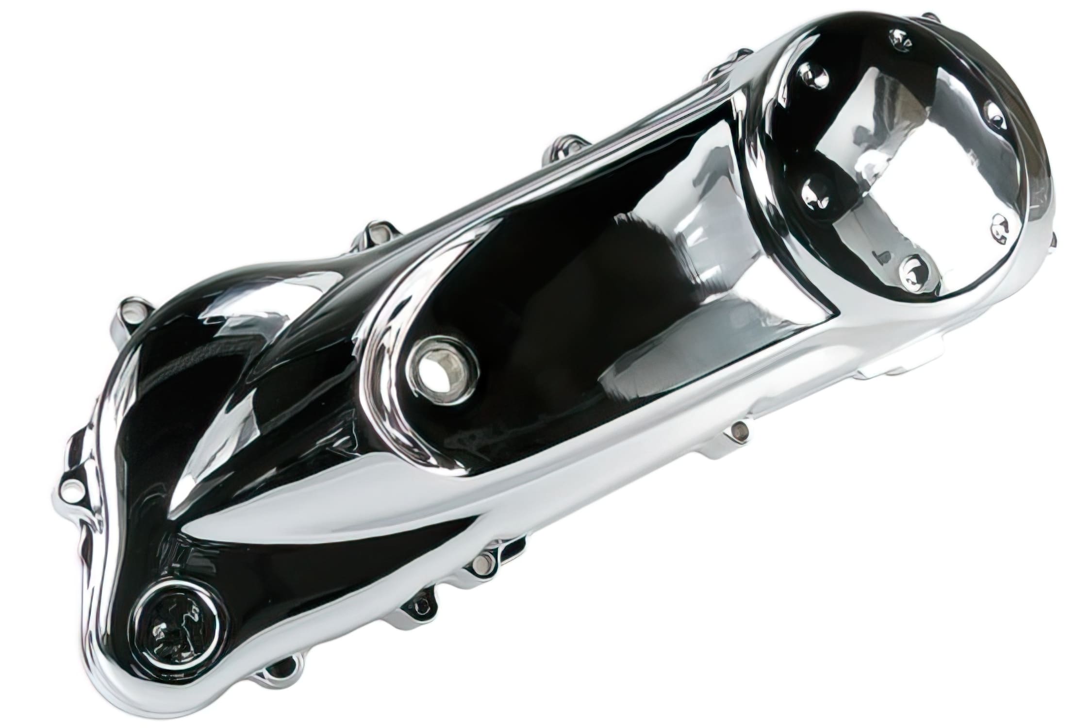 STR-502.75/CR Coperchio Variatore STR8 cromato, Peugeot verticale, COD: STR-502.75/CR