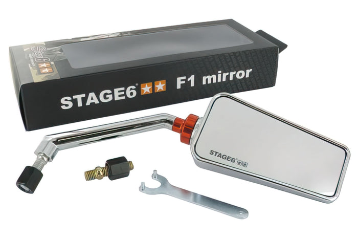 S6-SSP630-2R/CR Specchietto destra Stage6 “F1” M8, cromato, COD: S6-SSP630-2R/CR