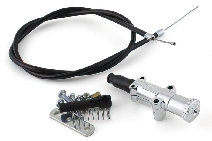 316.0011 comando starter aria cromato completo di filo