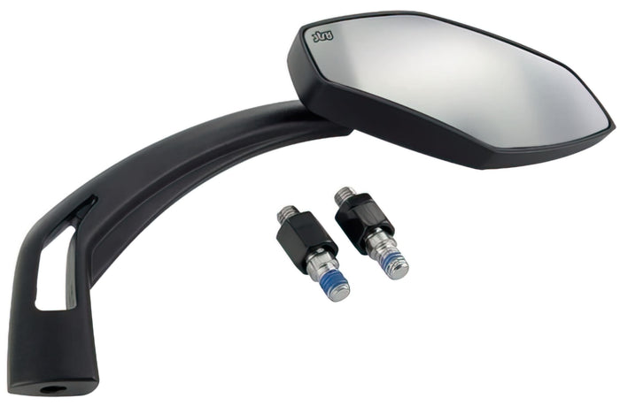 STR-255.15/BK Specchietto STR8 CNC Style II, destra, nero, COD: STR-255.15/BK