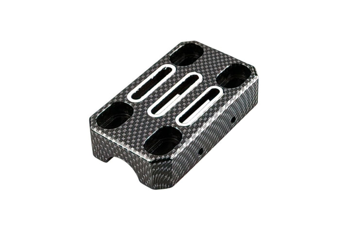 CGN464968 Supporto Manubrio a Ponte, look carbonio, universale