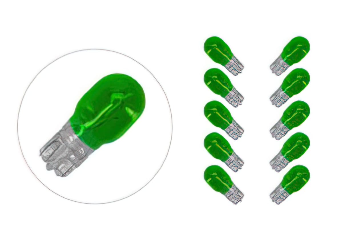 A220133 Lampadina T13 12V / 10W verde