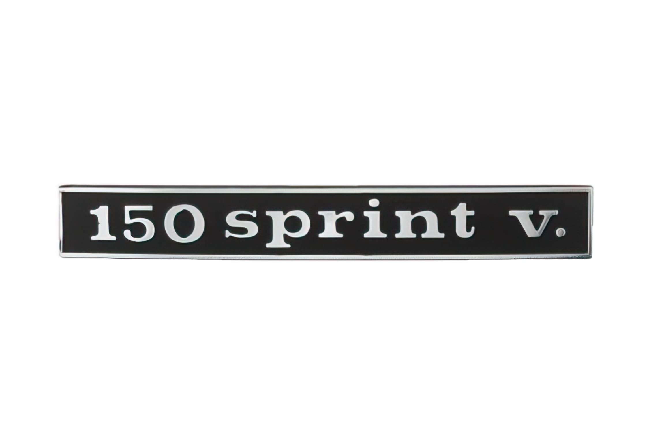 R142720960 Targhetta Vespa Sprint V. 150cc nero/cromato, COD: R142720960
