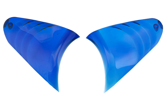 STR-820.08/BL Lenti Vetro Frecce STR8, per Mascherina Doppiofaro, blu trasparente