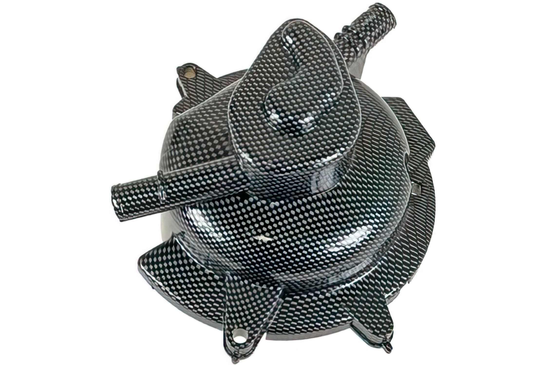 L-SA086787 Coperchio Pompa Acqua / Ventola carbonio Peugeot verticale LC