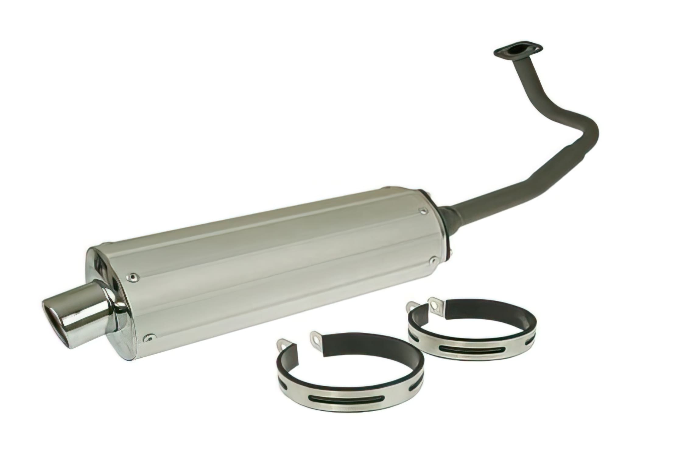 OE-GY6BT15526 Marmitta GY6, Tipo Motore 139QMB / 139QMA, senza SLS, silenziatore in alluminio, COD: OE-GY6BT15526