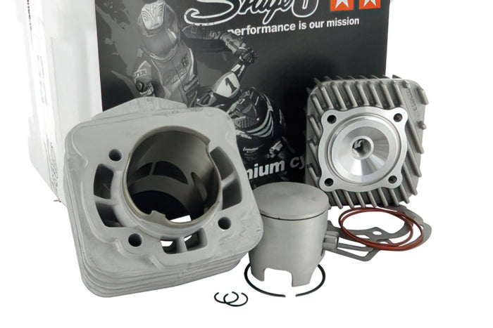 s6-7414005 gruppo termico stage6 racing 70cc d.47,6 piaggio ac aria sp.12 alluminio mkii, COD: S6-7414005