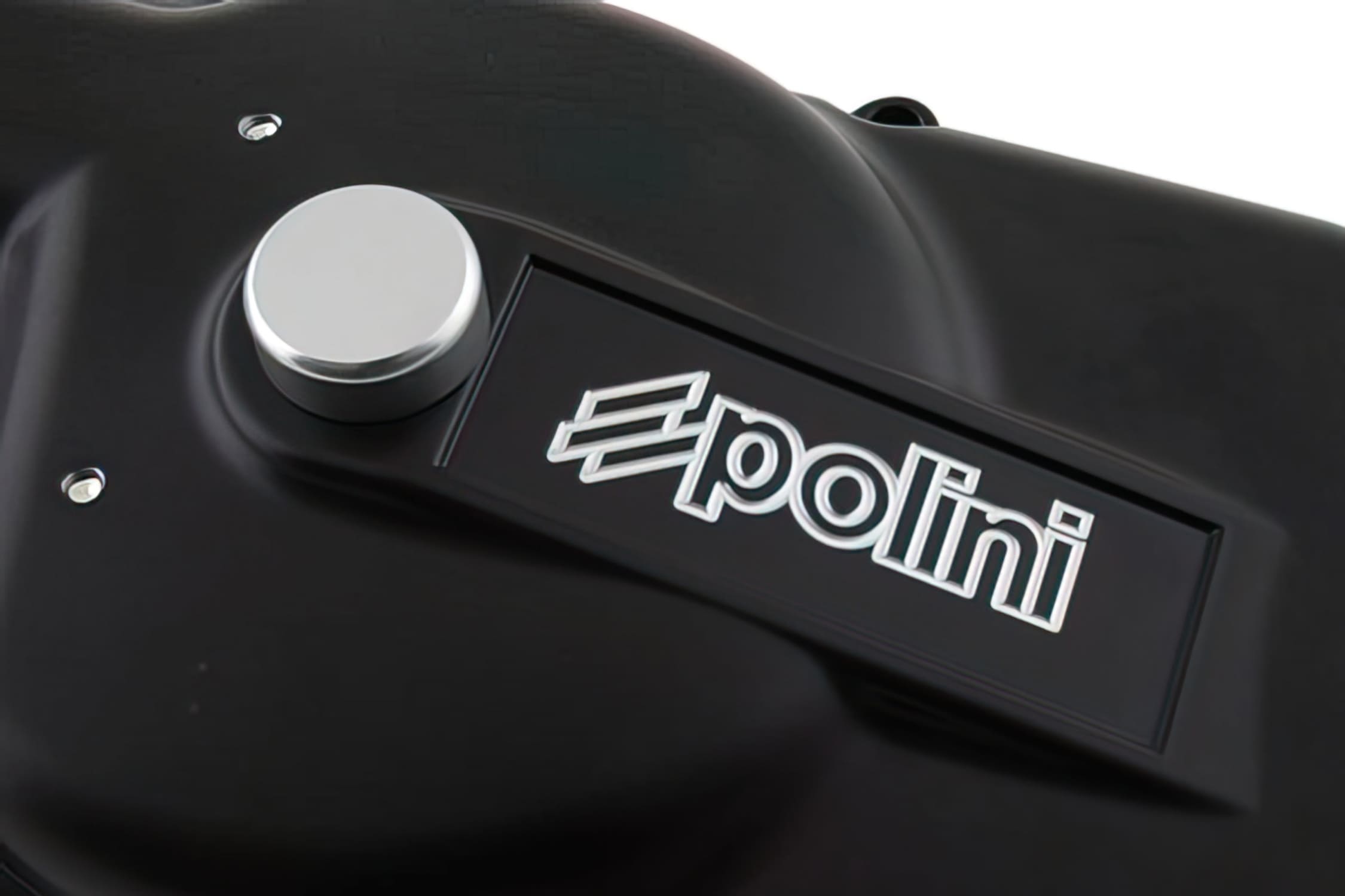 P170.0305 Coperchio Variatore EVOLUTION Polini, Nero opaco, MBK Nitro / Yamaha Aerox