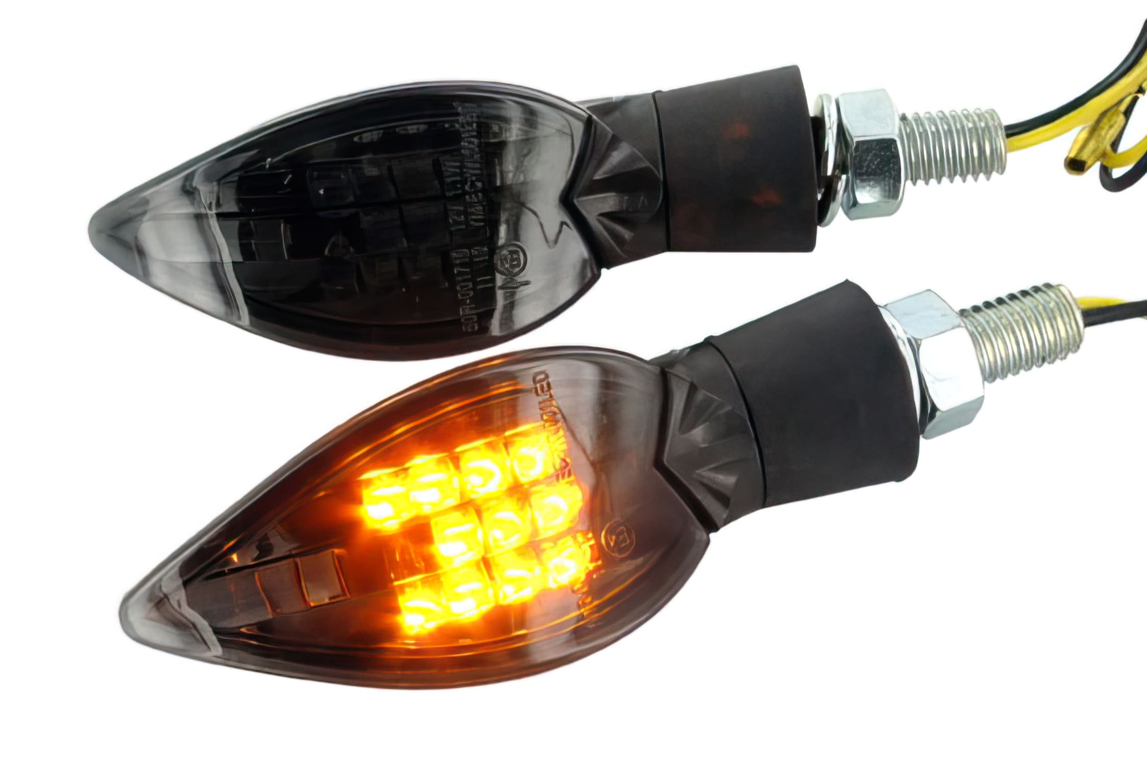 STR-696.11/BT Frecce LED universali con LED Black-Line nero omologato CE, COD: STR-696.11/BT