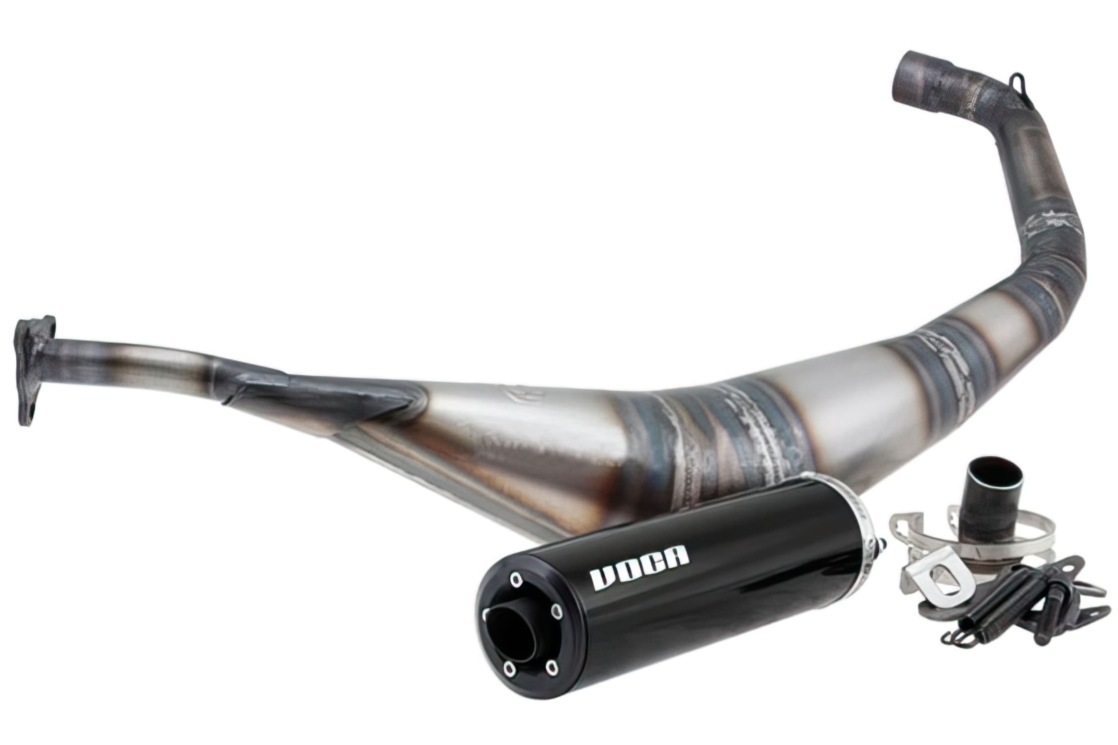 VCR-RD20192/BK Marmitta Voca Warrior 50-70cc, Silenziatore nero, Derbi Senda