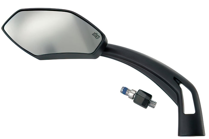 STR-255.10/BK Specchietto STR8 CNC Style II, sinistra, nero