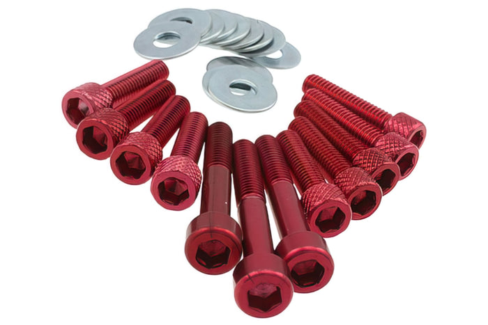 STR-550.10/RE Viti Carter Motore STR8, Minarelli, rosso, COD: STR-550.10/RE