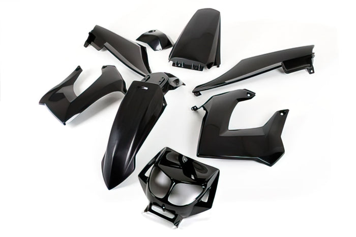 STR-994/BK Kit carena 8 pezzi nero Derbi X-treme fino 2011, COD: STR-994/BK