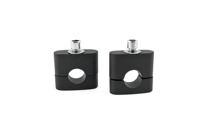 A303200C Supporto Manubrio D.22mm alluminio nero opaco