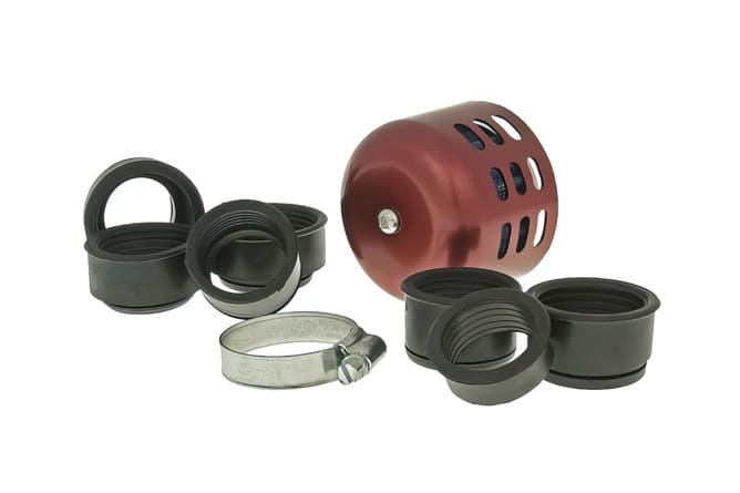 IP18911 Filtro Aria Powerfilter coperchio in alluminio 28-44mm rosso