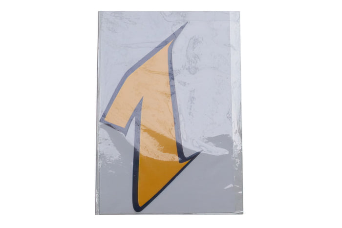 STICK-1272 Adesivo Nummero “1” giallo (h. 9 cm), COD: STICK-1272